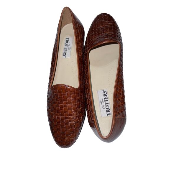 New Trotters Women's Size 13N Narrow Brown Leather Loafers Comfort Shoes - Picture 4 of 10